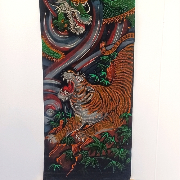 Painted Velvet Hanging Scroll - Picture 2 of 7